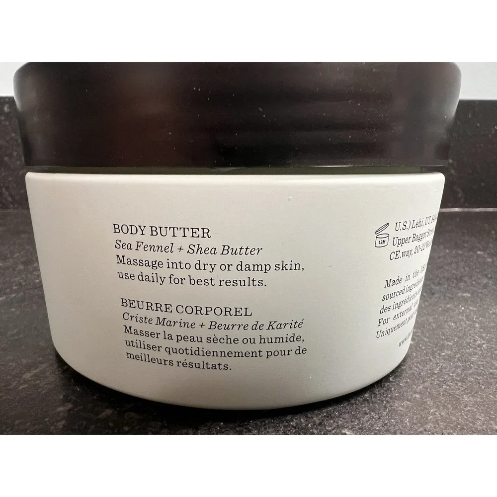 Fount Society Body Butter‎ 8 Fl Oz Sea Fennel & Shae Butter